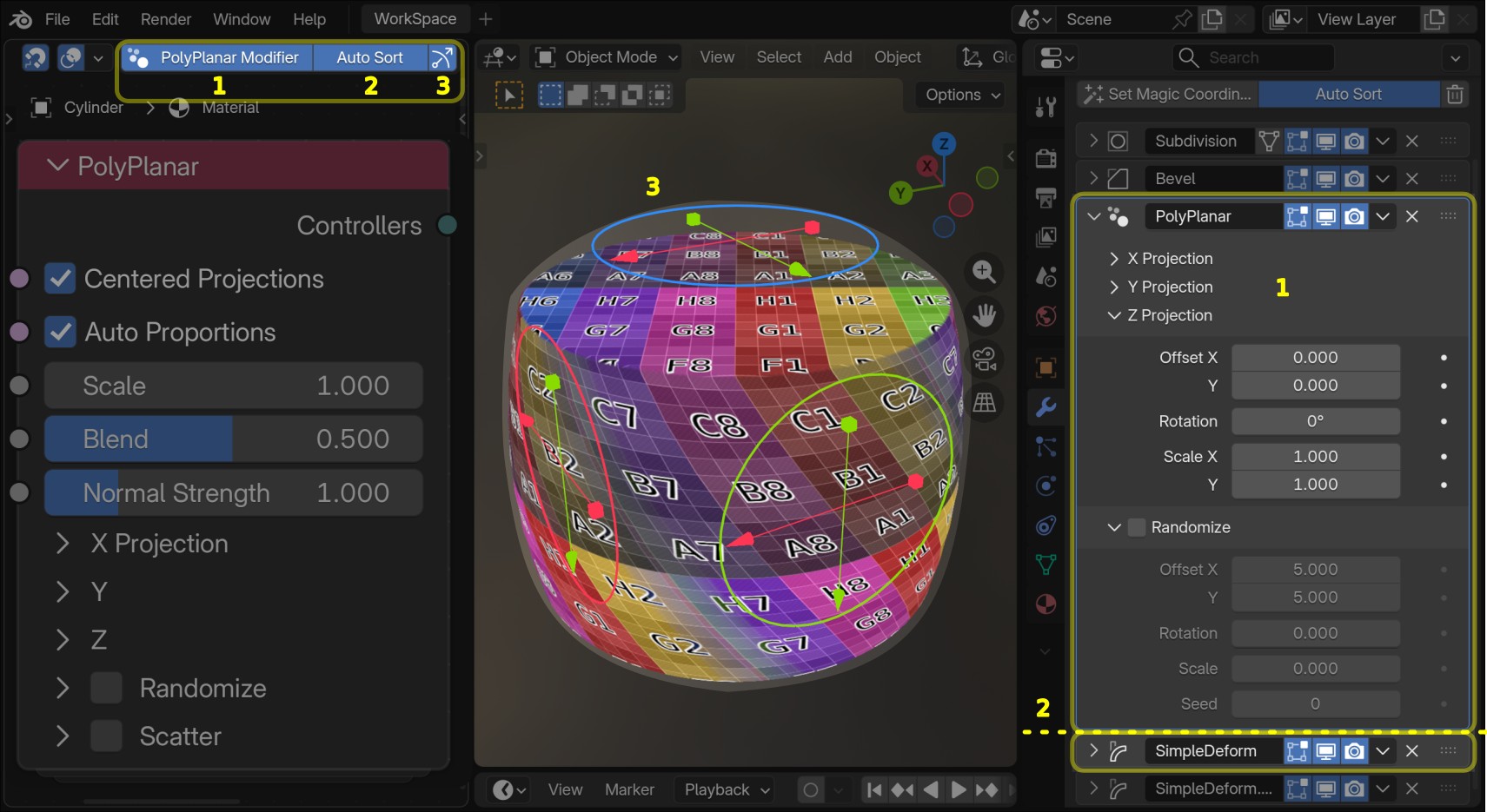 PolyPlanar Modifier what it does